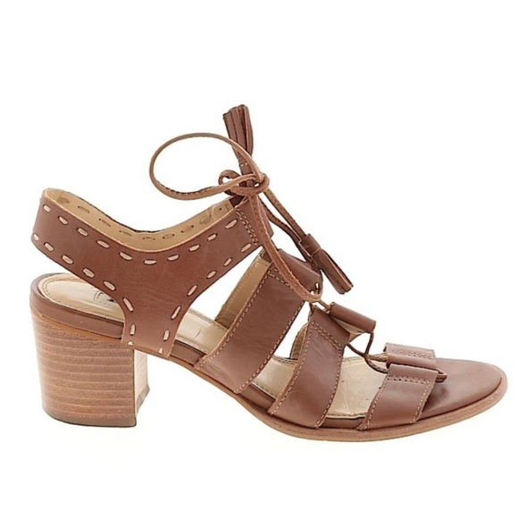 Dune London Lace Up Block Heel Sandals 381 - Picture 1 of 5